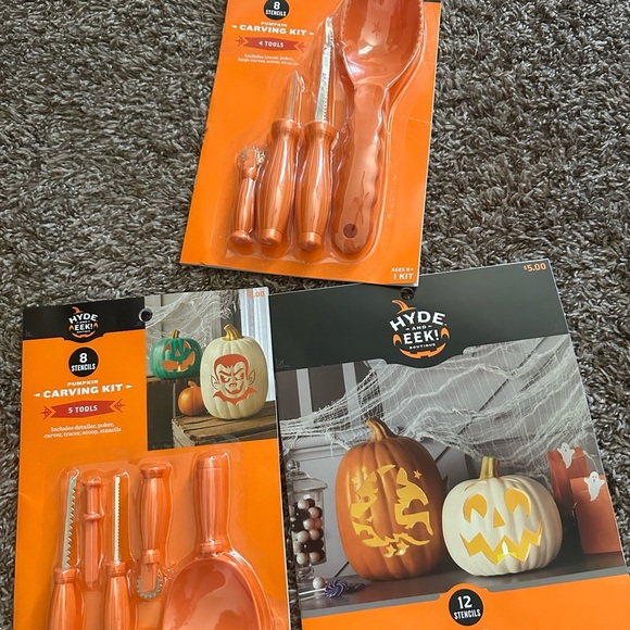Hyde & EEK! Other - Hyde & EEK! Orange Pumpkin Carving Kit